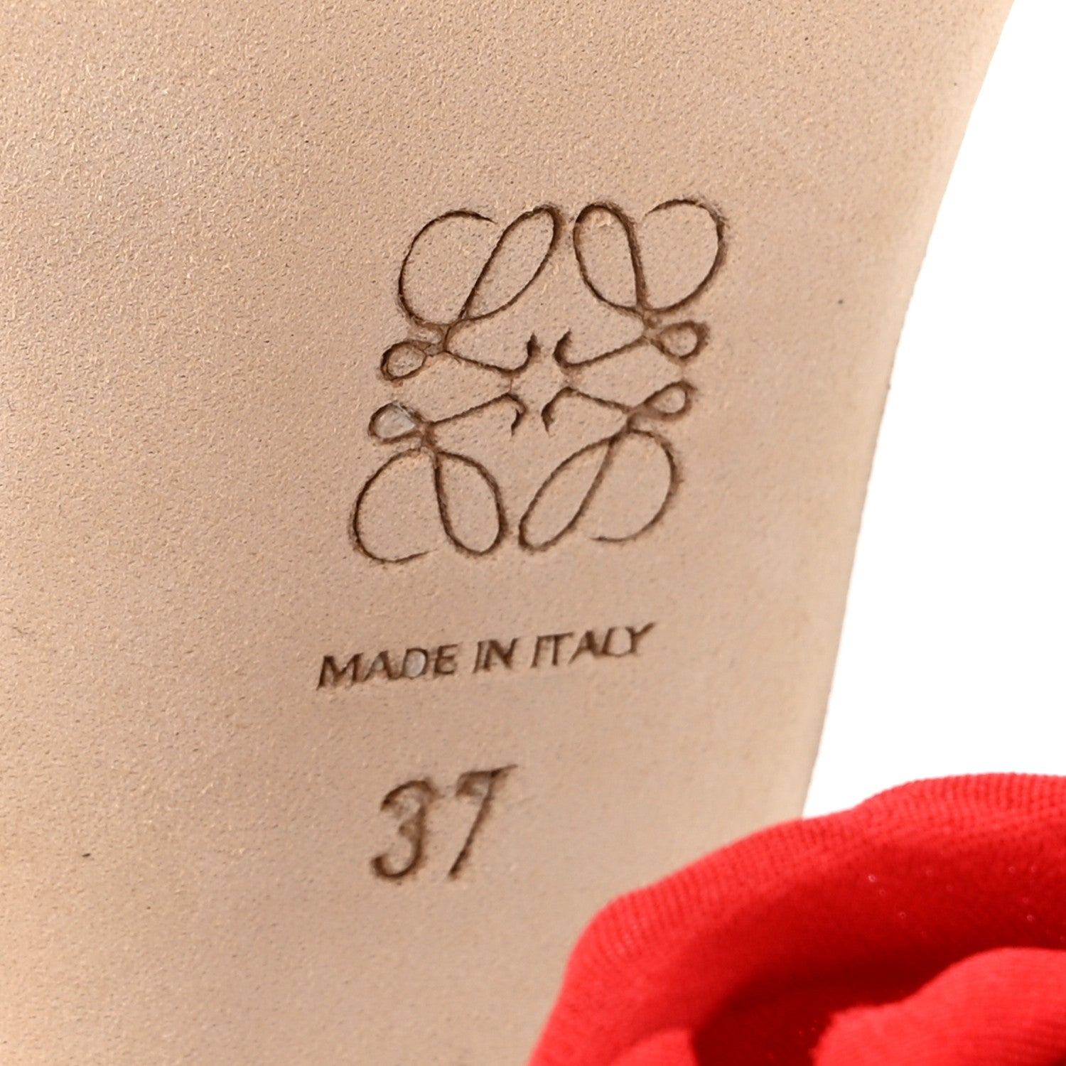 Loewe Calfskin Rose Boots 37 Black 7 of 9