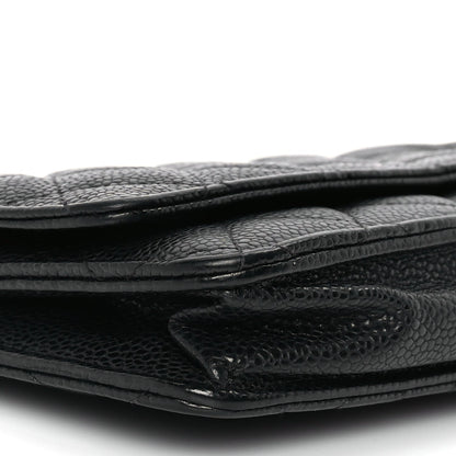 Chanel Caviar Quilted Wallet On Chain WOC Black 8 of 10