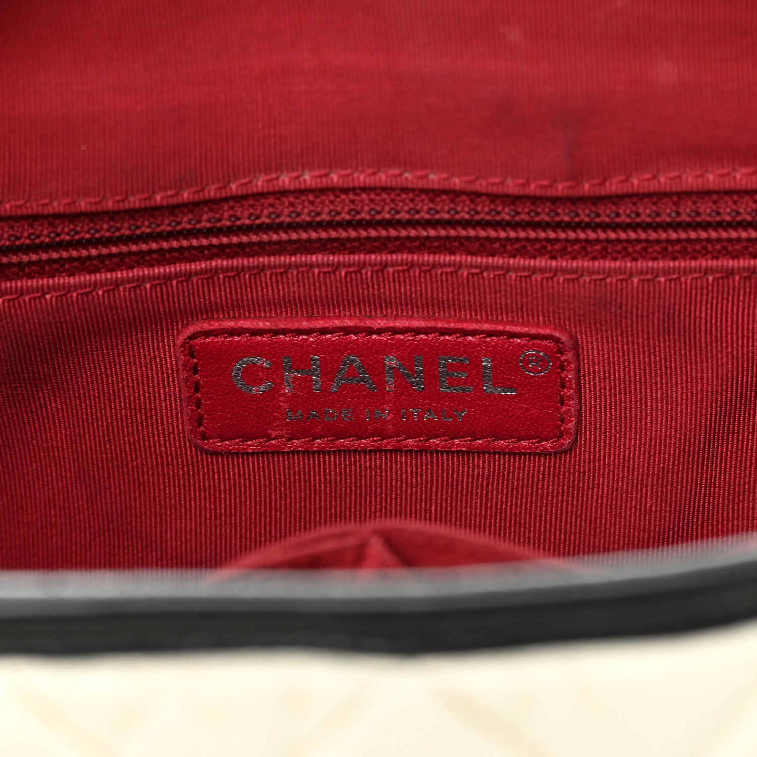 Chanel Aged Calfskin Quilted Medium Gabrielle Hobo Black White 6 of 22