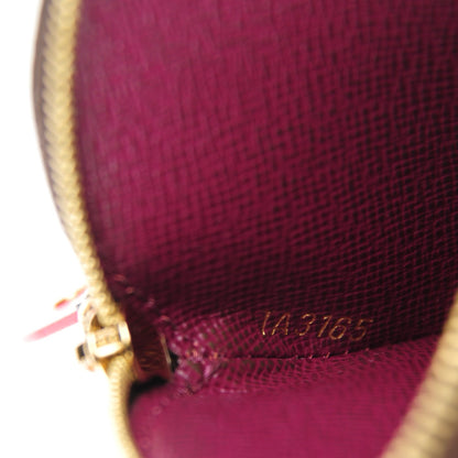 Louis Vuitton Monogram Totem Round Coin Purse Magenta 6 of 7