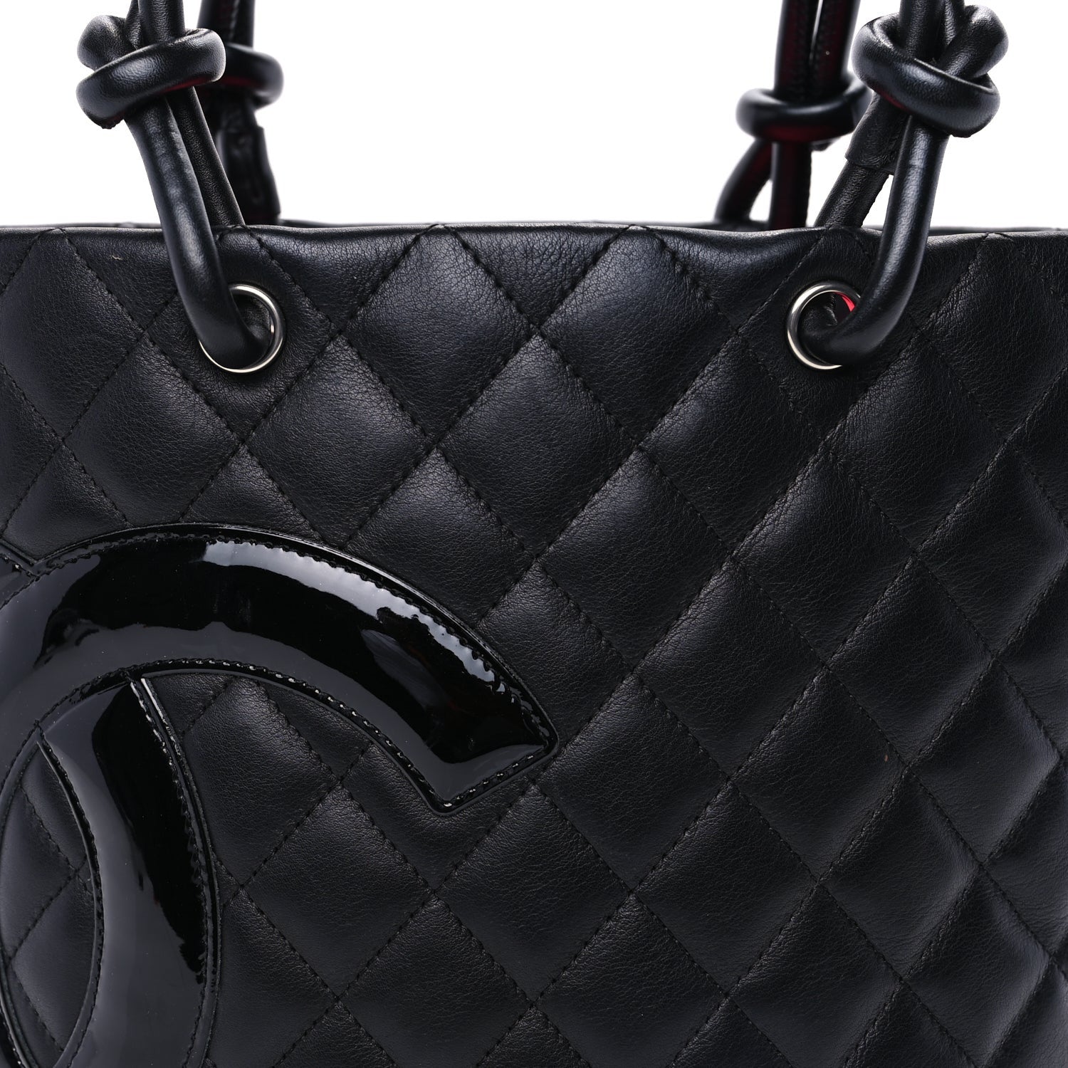 Chanel Calfskin Quilted Medium Cambon Tote Black 6 of 8