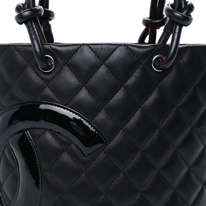 Chanel Calfskin Quilted Medium Cambon Tote Black 6 of 8