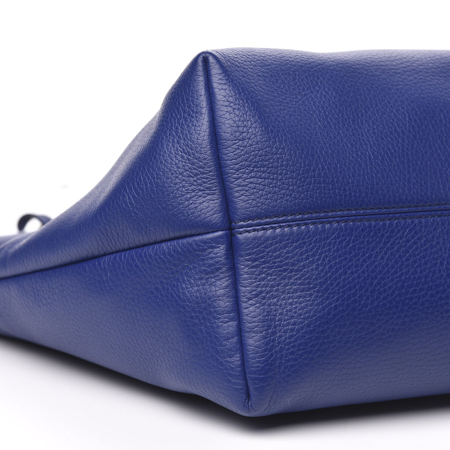 Soft Grain Calfskin Medium Tote Blue