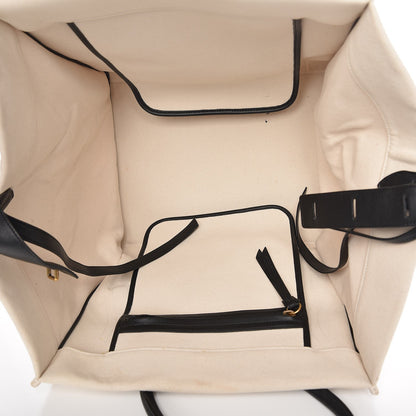 Celine Cotton Canvas Medium Phantom Luggage White 5 of 9