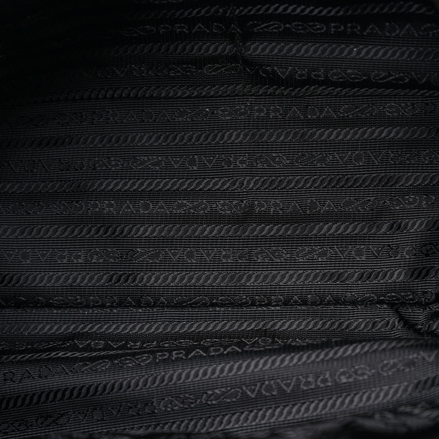 Prada Nylon Tessuto Impuntu Quilted Shoulder Bag Black 5 of 9