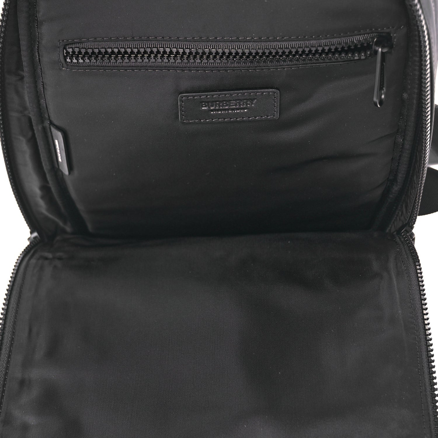 Burberry Coated Canvas Horseferry Blaze Crossbody Bag Black 4 of 8
