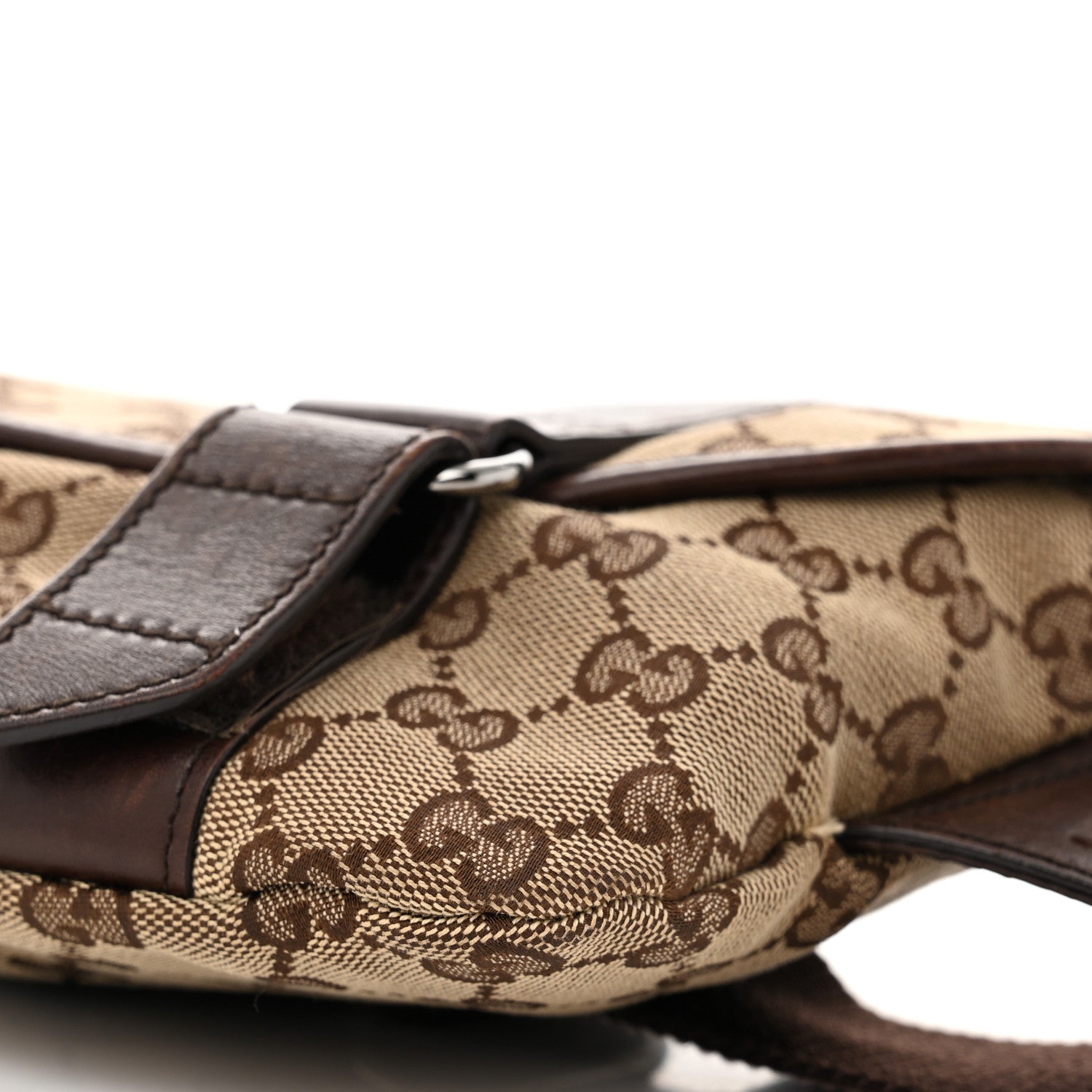 Gucci Monogram Waist Belt Bag Dark Brown 10 of 11