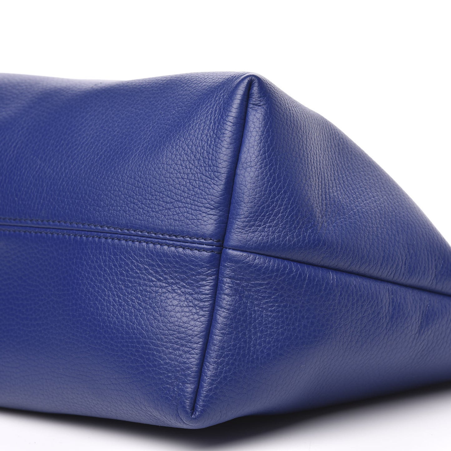 Soft Grain Calfskin Medium Tote Blue