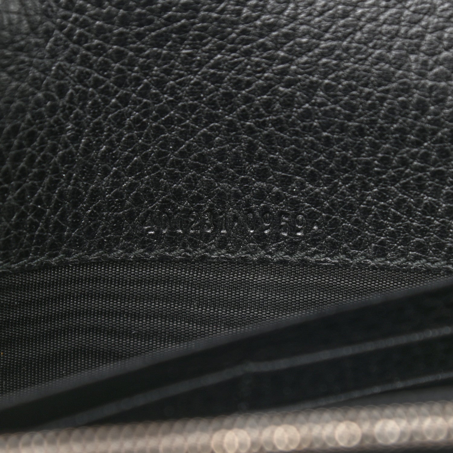 Gucci Calfskin Mini Dionysus Chain Wallet Black 7 of 10