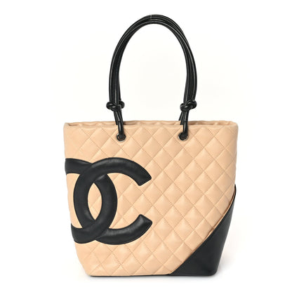 Chanel Calfskin Quilted Medium Cambon Tote 4 of 21