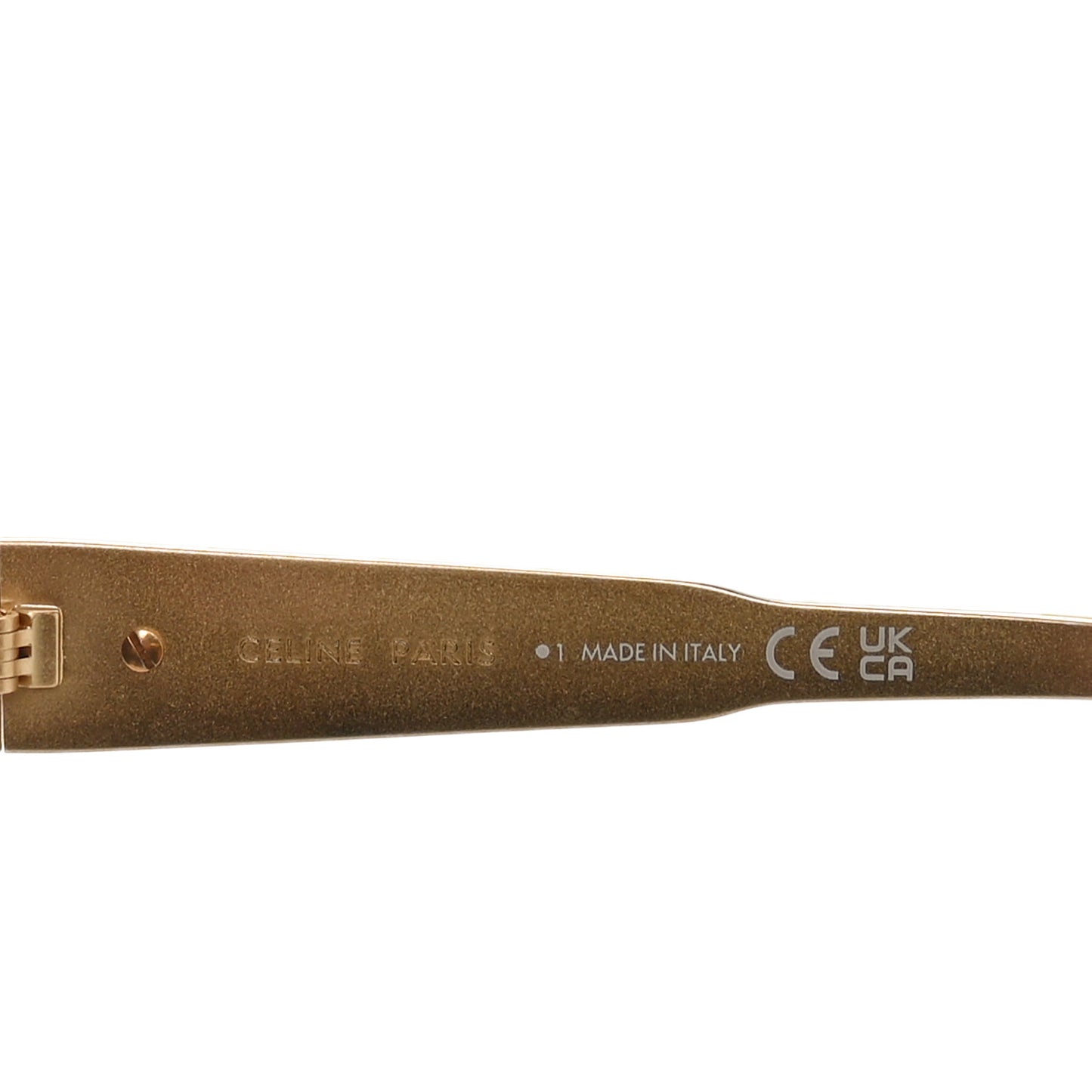 Metal Triomphe 01 Sunglasses CL40235U Gold Green