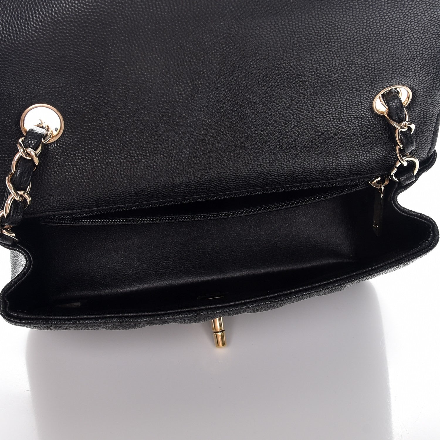 Chanel Caviar Quilted Mini Rectangular Flap Black 5 of 7