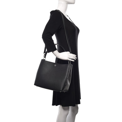 MCM Grained Calfskin Visetos Medium Sarah Hobo Black 2 of 17