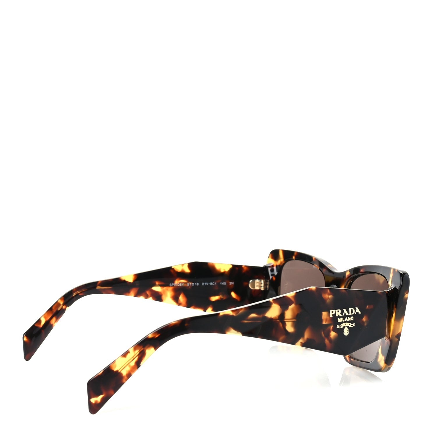 Prada Acetate Symbole Sunglasses SPR 08Y Havana 3 of 7
