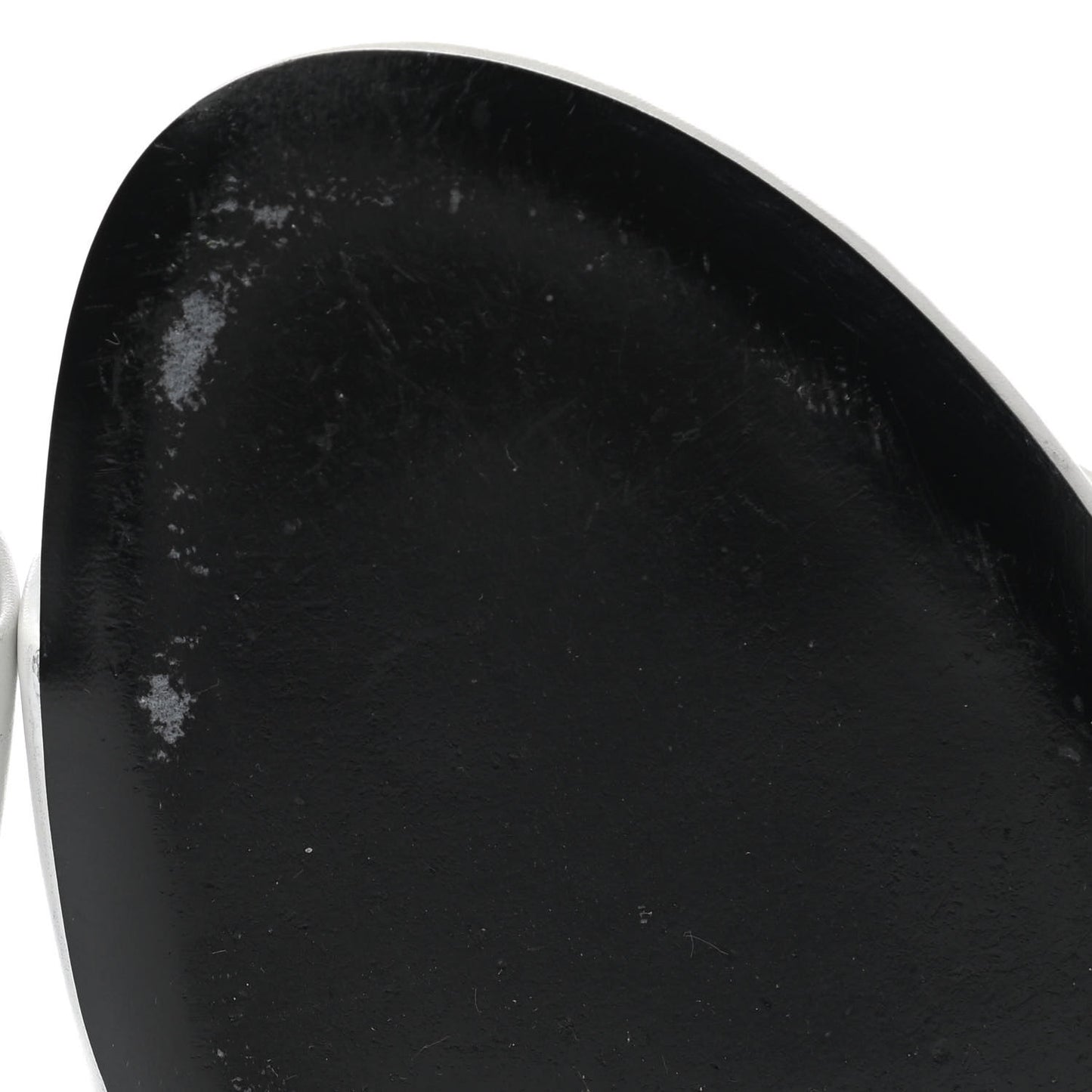 Calfskin Call Back Sandals 40 White