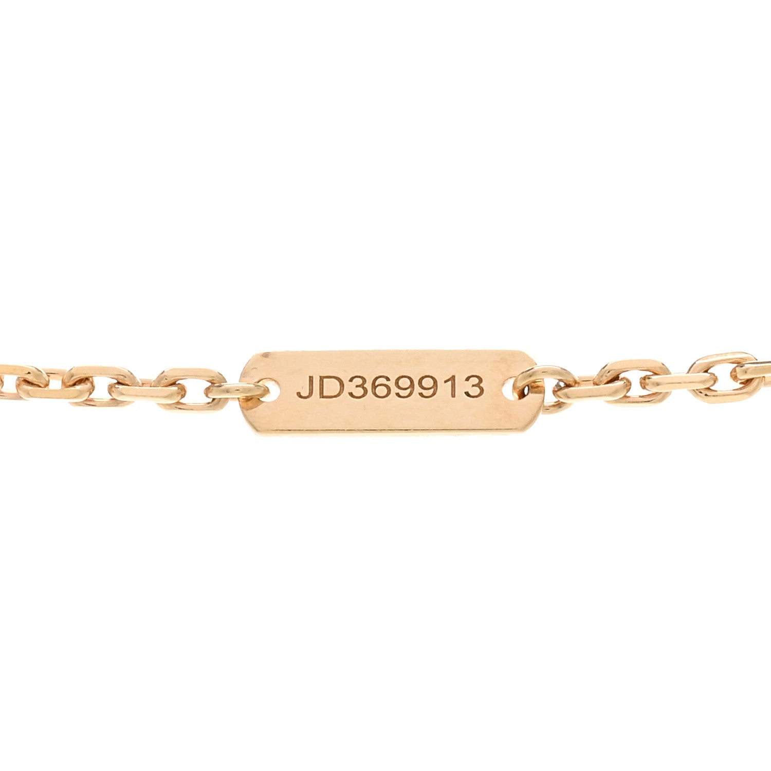 Van Cleef & Arpels 18K Yellow Gold Guilloche Magic Alhambra Long Necklace 5 of 6