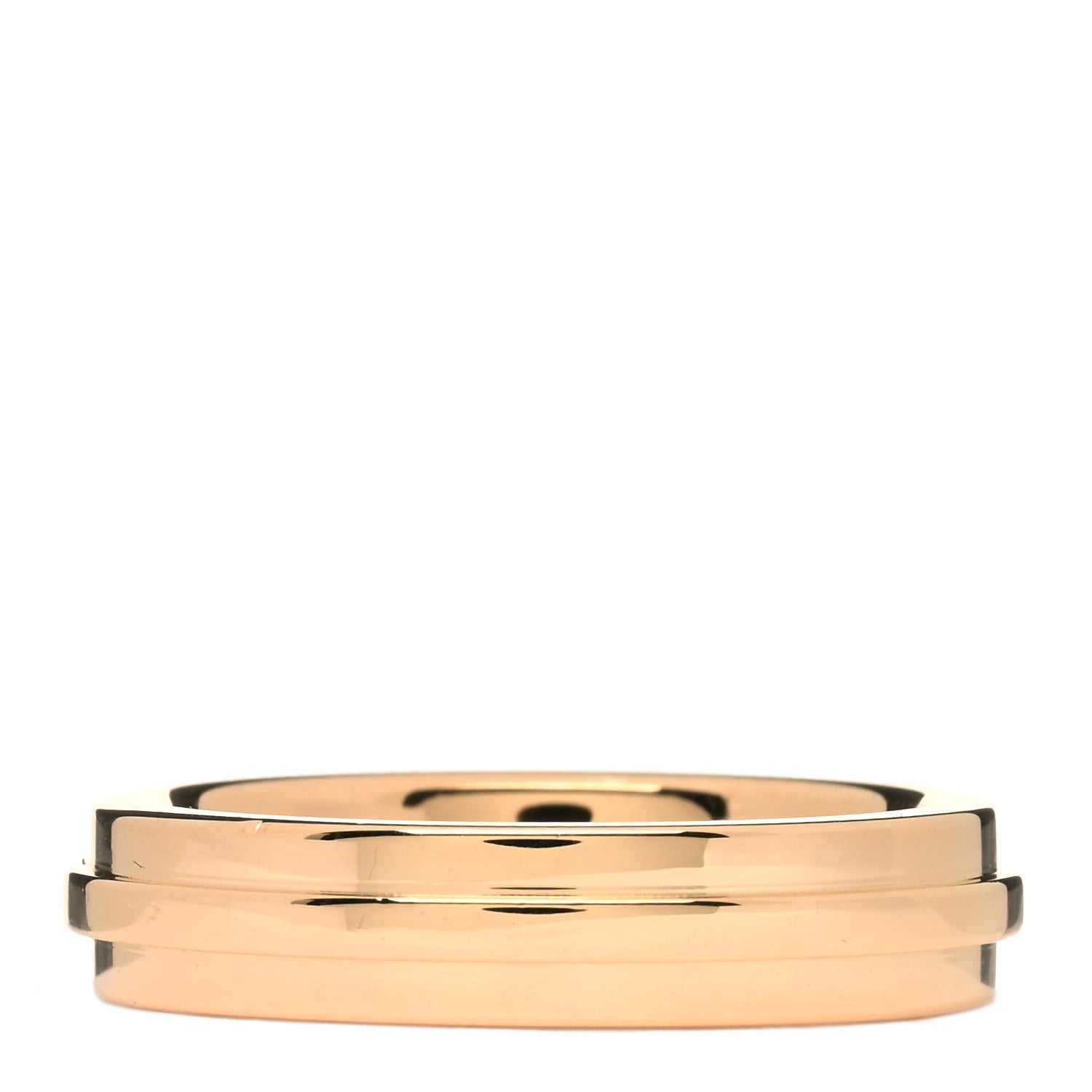 Tiffany 18K Rose Gold T Two Narrow Ring 54 7 3 of 4