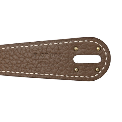 Hermes Taurillon Clemence Lindy 34 Etoupe 7 of 11