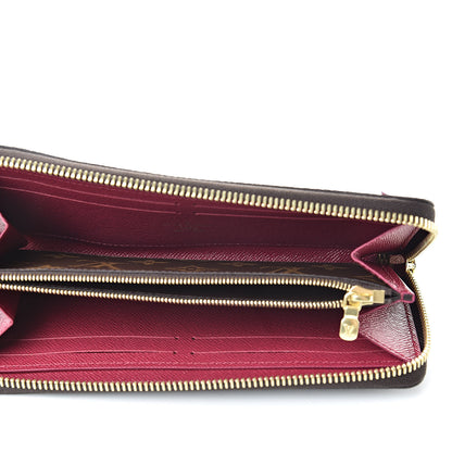 Louis Vuitton Monogram Clemence Wallet Fuchsia 5 of 8