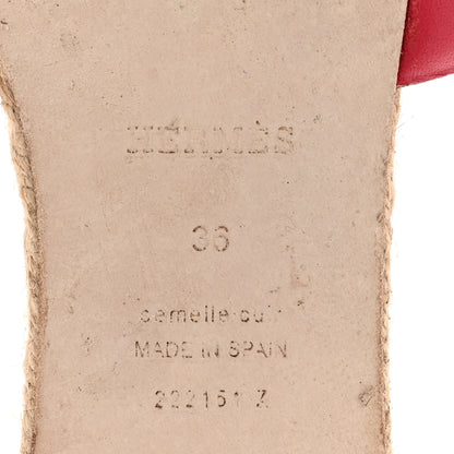 Hermes Nappa Famosa Espadrille Sandals 36 Rosa Framboise 9 of 11