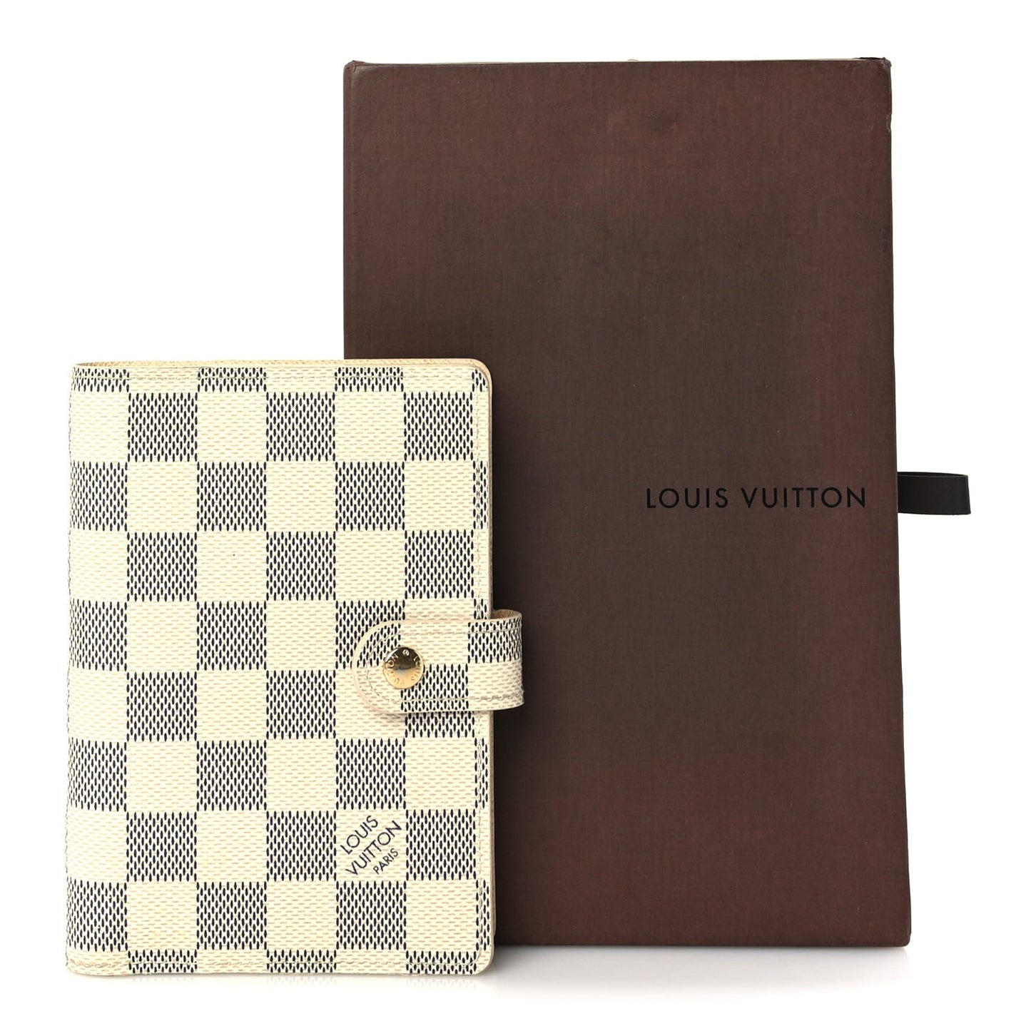 Damier Azur Small Ring Agenda Cover