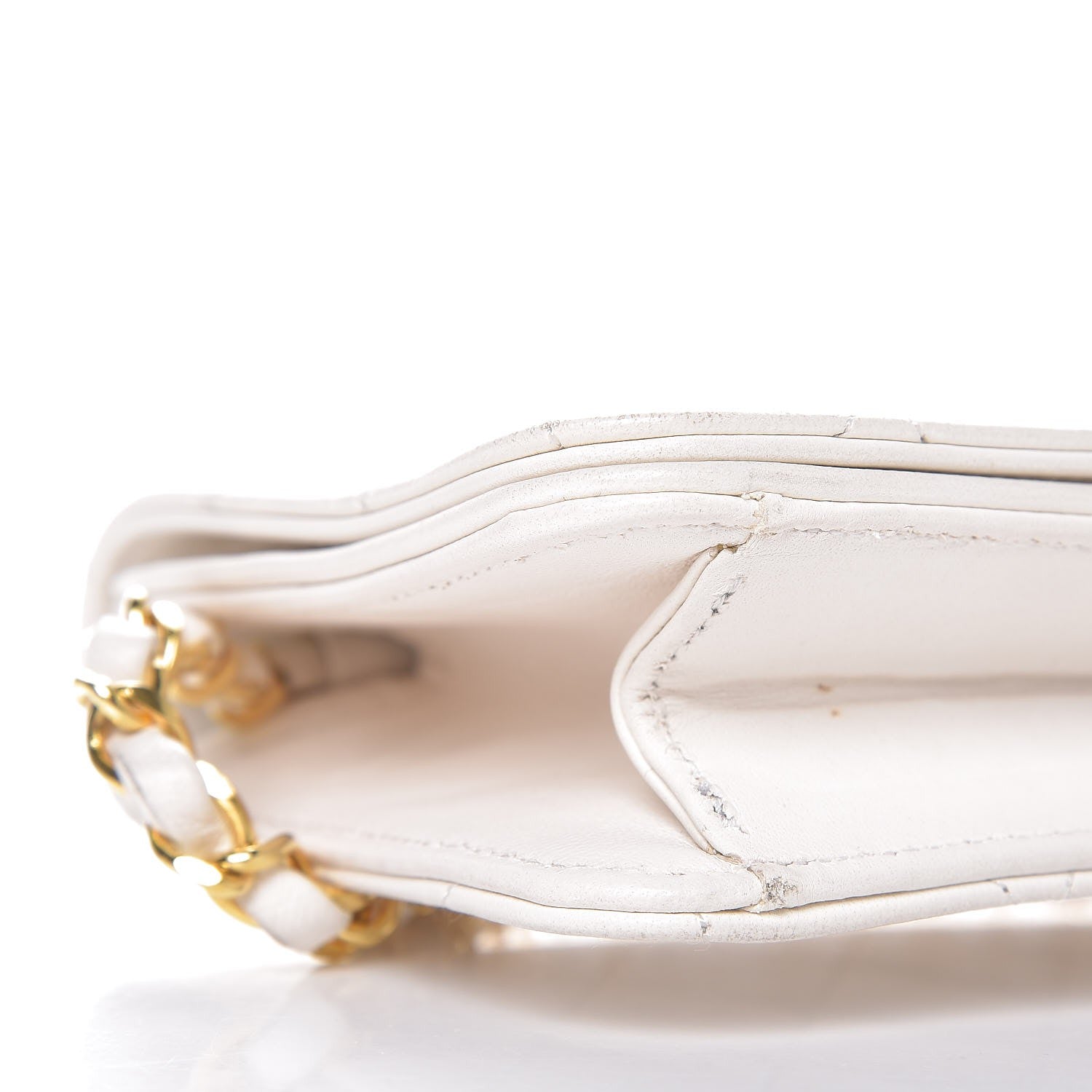 Chanel Lambskin Quilted Mini Flap White 7 of 8