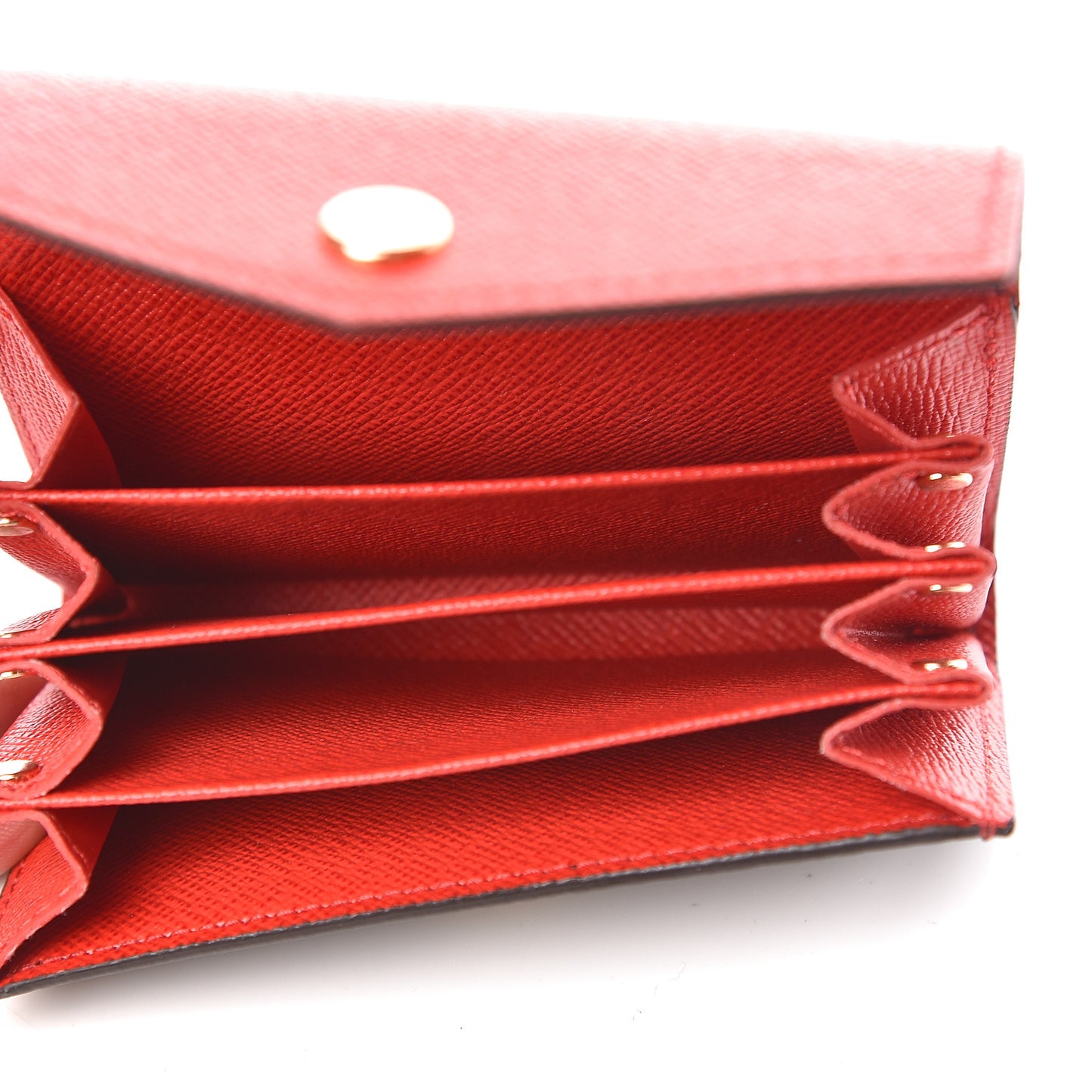 Monogram Sarah Multicartes Coquelicot