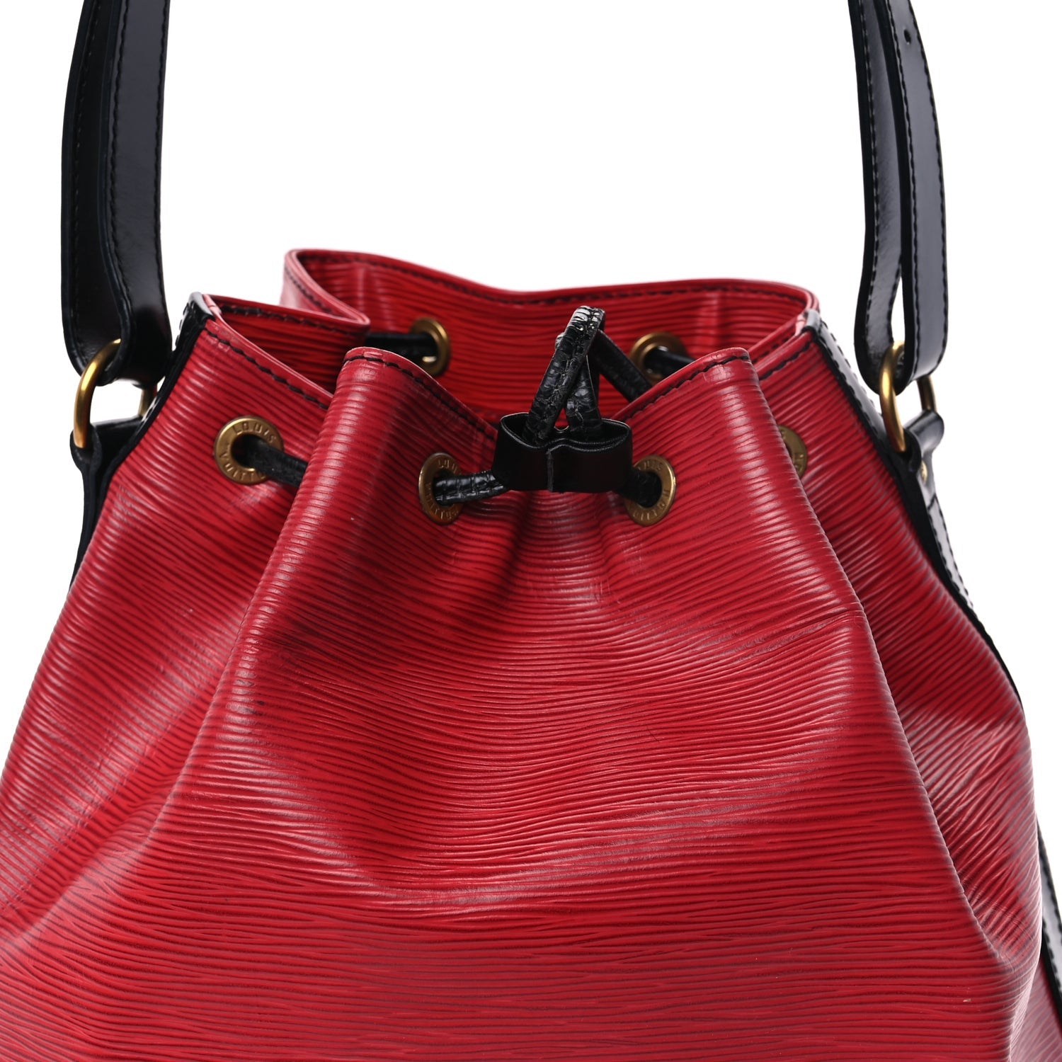 Louis Vuitton Epi Petit Noe  Red Black 6 of 7