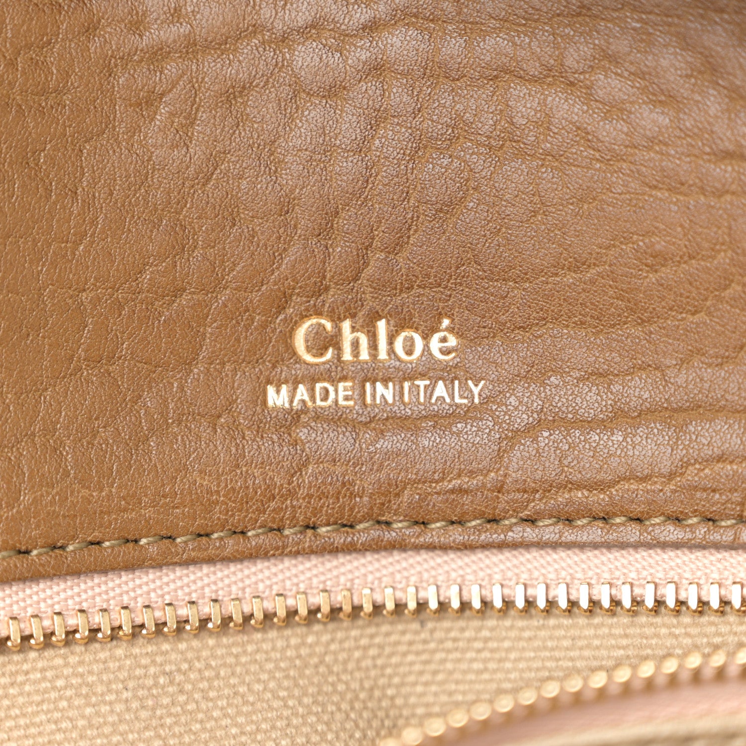 Chloe Pebbled Calfskin Dree Shoulder Bag Nut 6 of 12