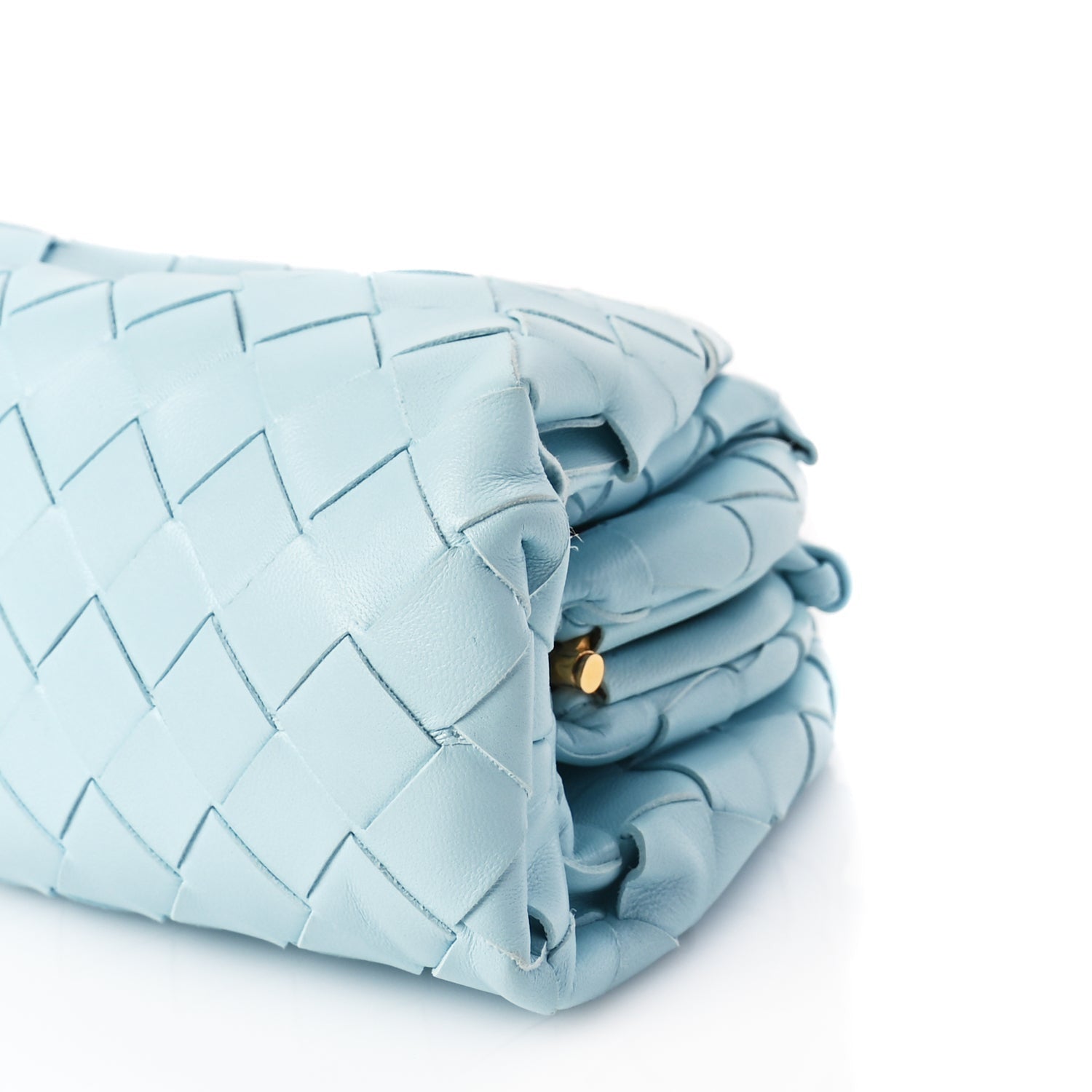 Bottega Veneta Nappa Intrecciato The Mini Pouch Pale Blue 8 of 8