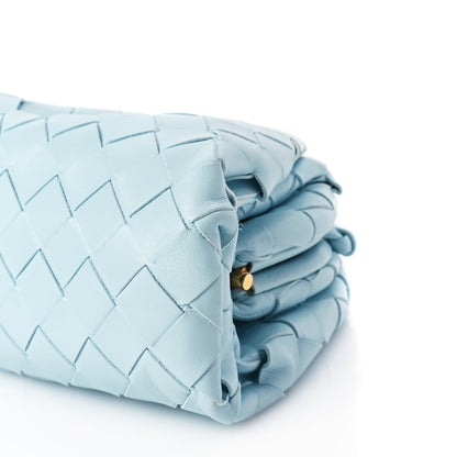 Bottega Veneta Nappa Intrecciato The Mini Pouch Pale Blue 8 of 8