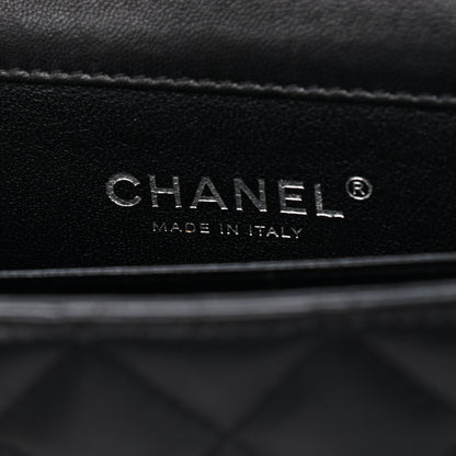 Chanel Lambskin Quilted Extra Mini Rectangular Flap Black 4 of 6