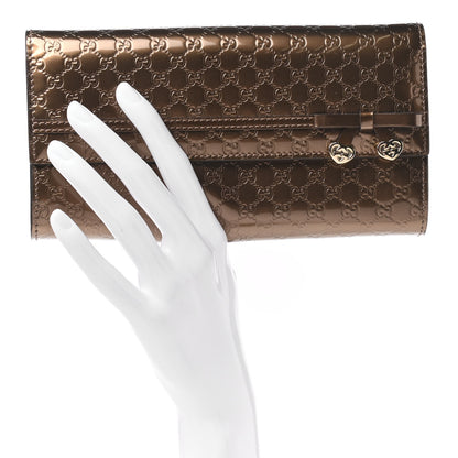Gucci Shine Microguccissima Candy Continental Wallet Bronze 2 of 7