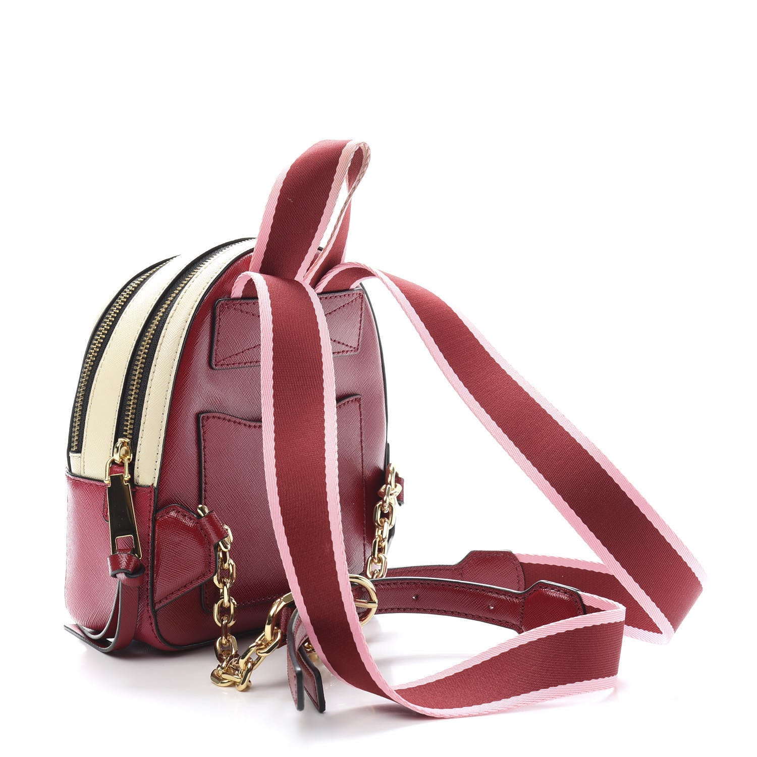 Marc Jacobs Saffiano Mini Snapshot Backpack Red Multicolor 2 of 9
