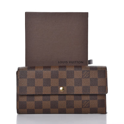Louis Vuitton Damier Ebene Sarah Wallet 9 of 9