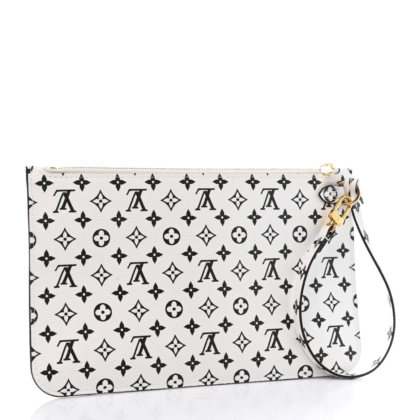 Monogram Giant Neverfull MM GM Pochette White