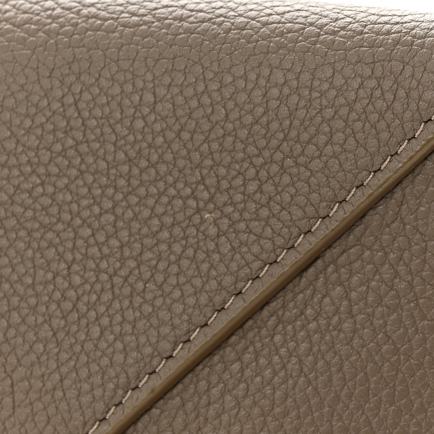 Soft Grained Calfskin Small Belt Cabas Phantom Taupe