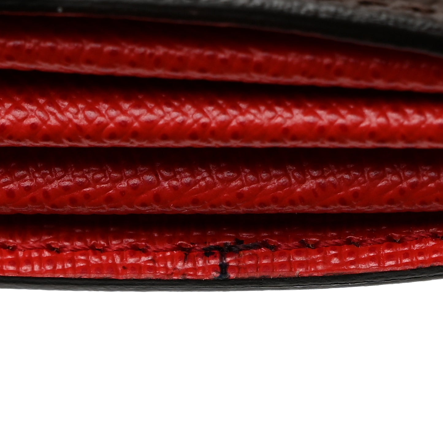 Monogram Sarah Multicartes Coquelicot