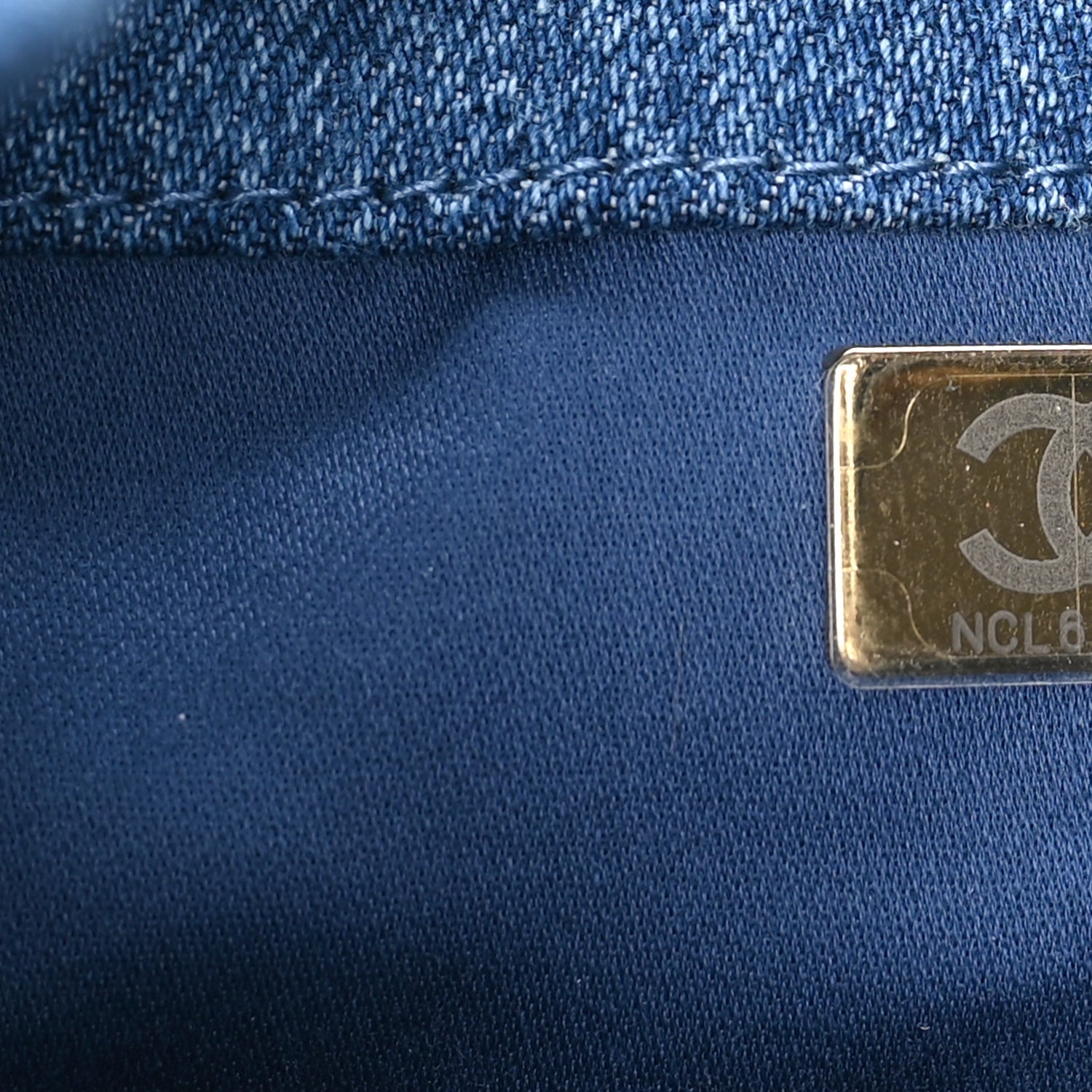 Chanel Washed Denim Quilted Small  25 Handbag Blue 6 of 7