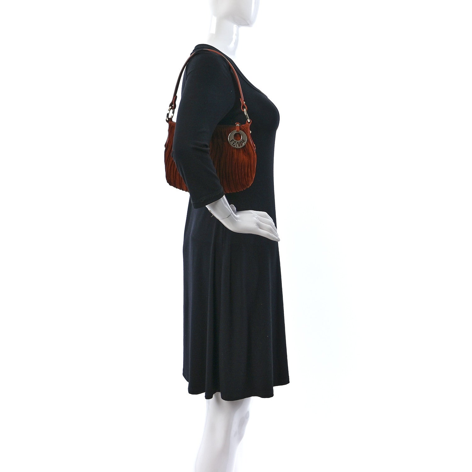 Fendi Cinghiale Mini Chef Hobo Ruggine 2 of 10