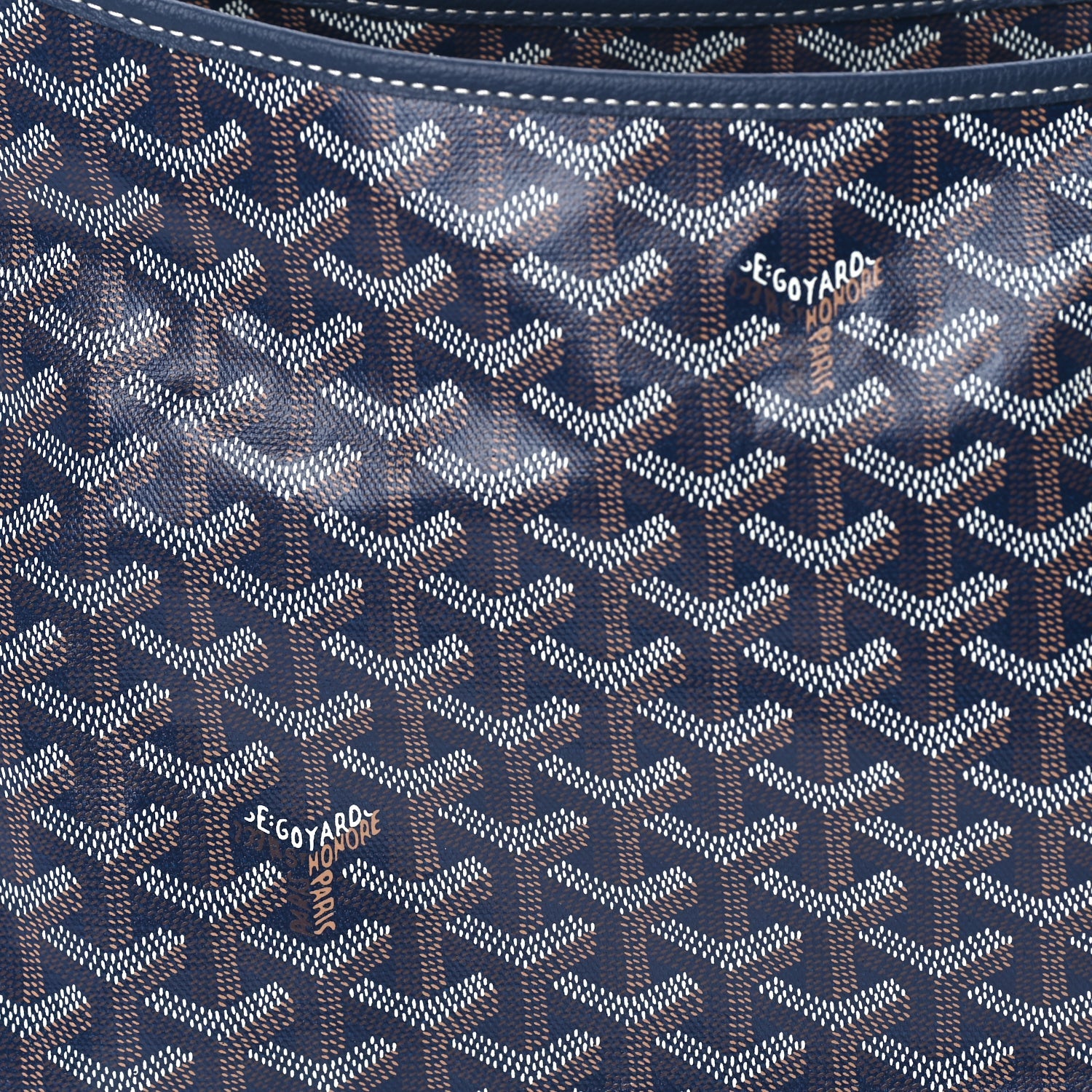 Goyard ine Boheme Hobo  Navy Blue 7 of 7