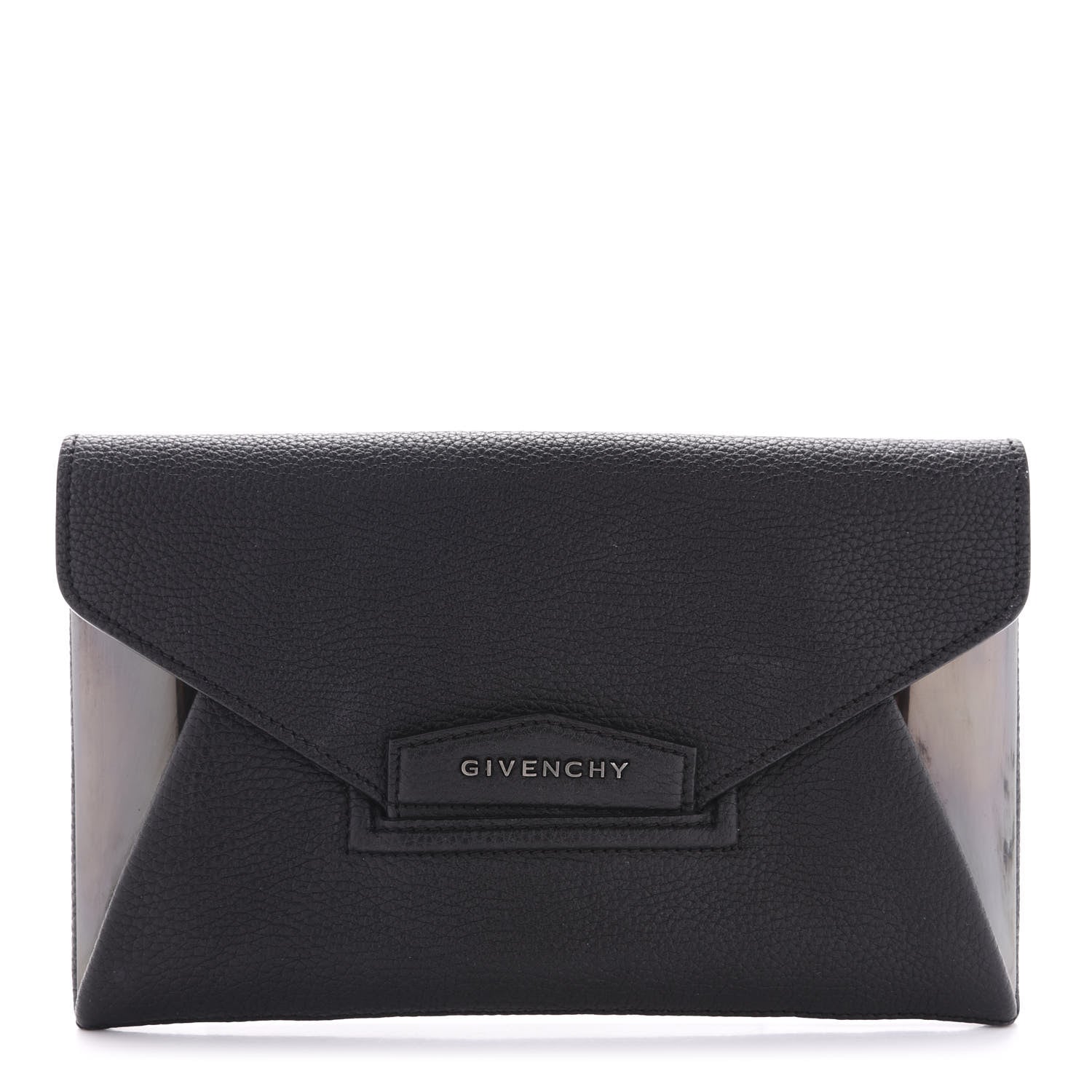 Givenchy Sugar Goatskin Small Antigona Envelope Clutch Black 1 of 10
