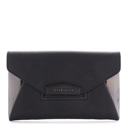 Givenchy Sugar Goatskin Small Antigona Envelope Clutch Black 1 of 10