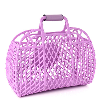 Fendi Recycled Plastic Vitello Liberty Matte Medium  Basket Violetta 2 of 8