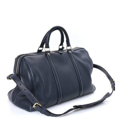 Louis Vuitton Calfskin Sofia Coppola SC Bag MM Blue 2 of 7