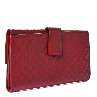Gucci Microguccissima Continental Flap Wallet Red 3 of 8