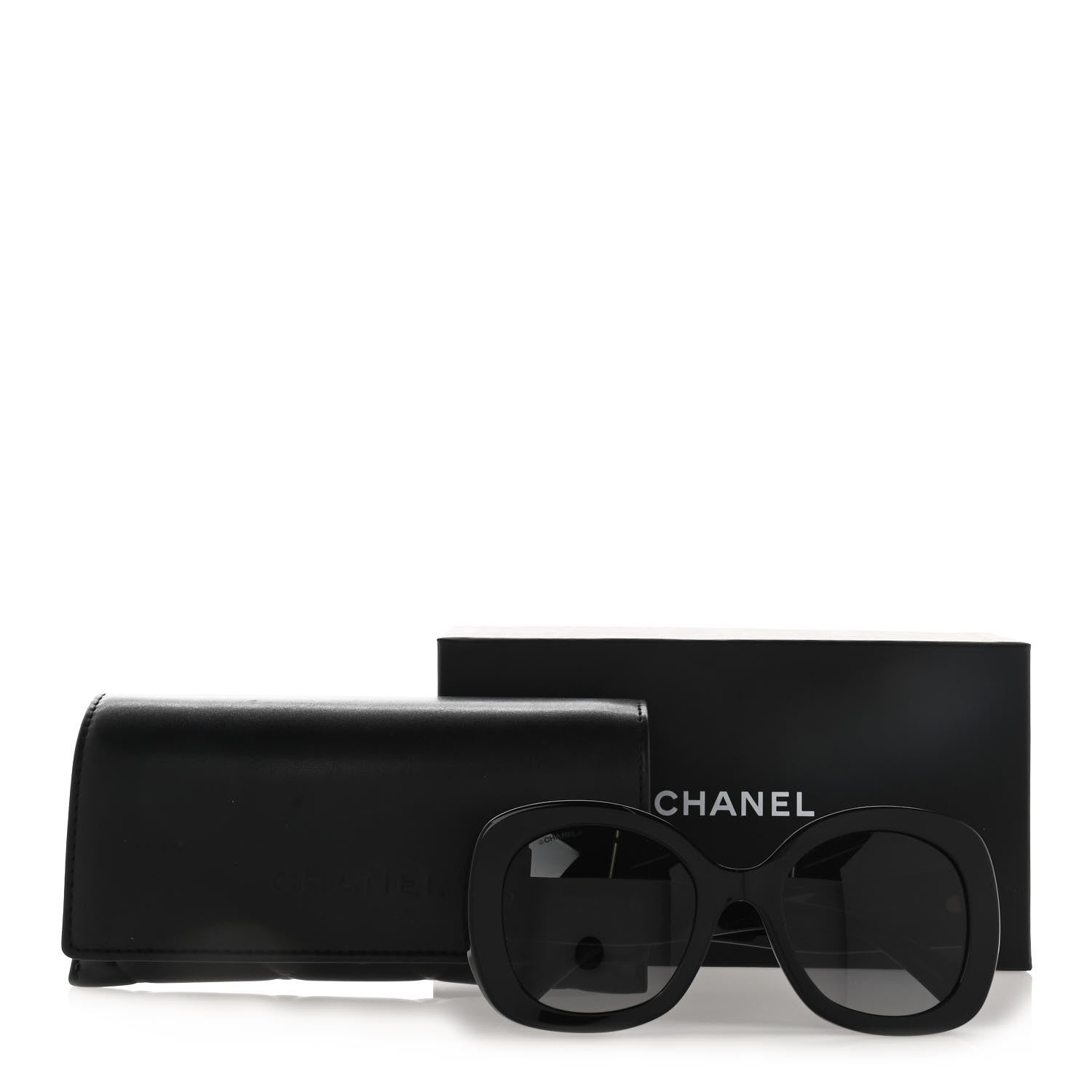 Chanel Acetate Sunglasses 71414A Black 9 of 9