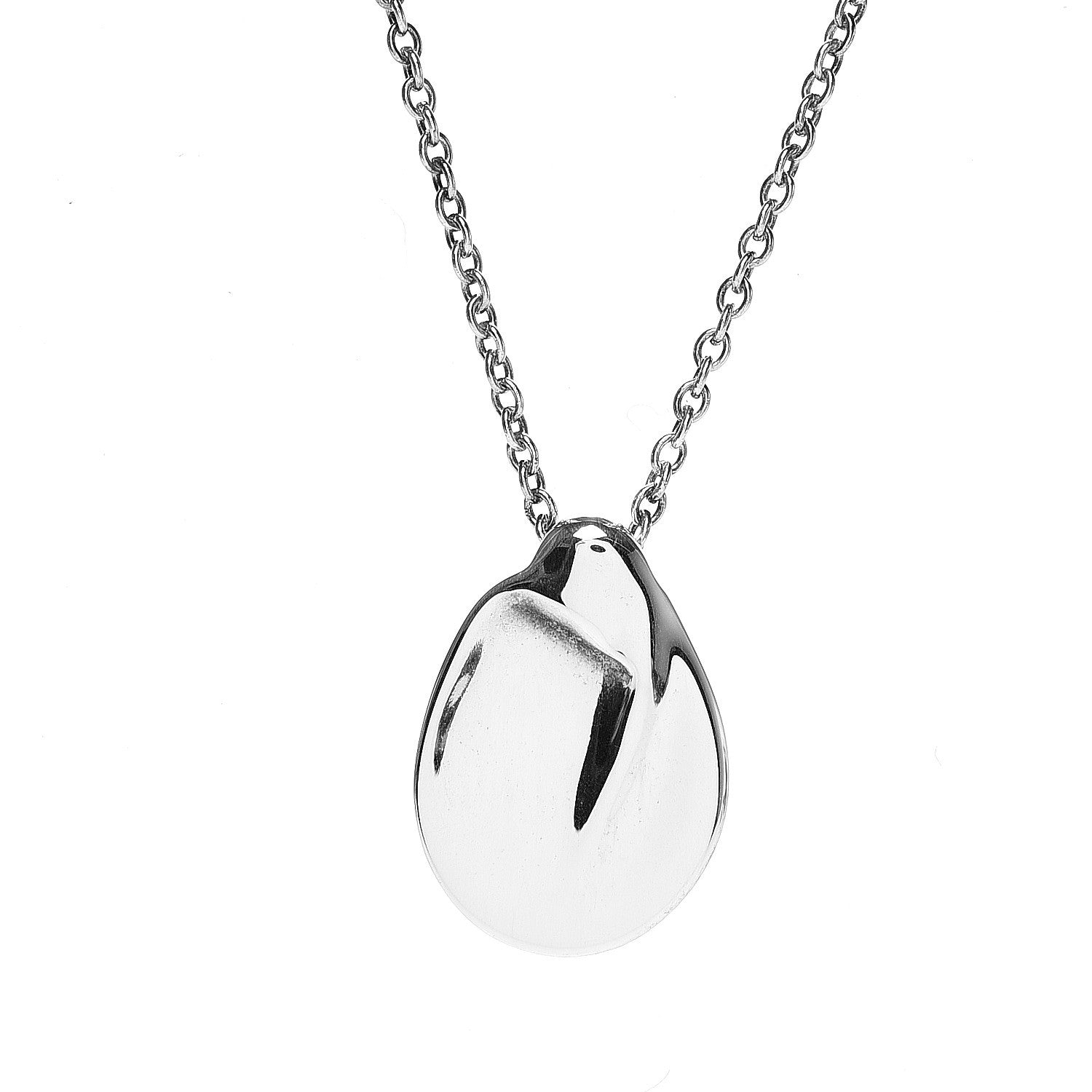 Tiffany Sterling Silver Elsa Peretti Madonna Pendant Necklace 4 of 9