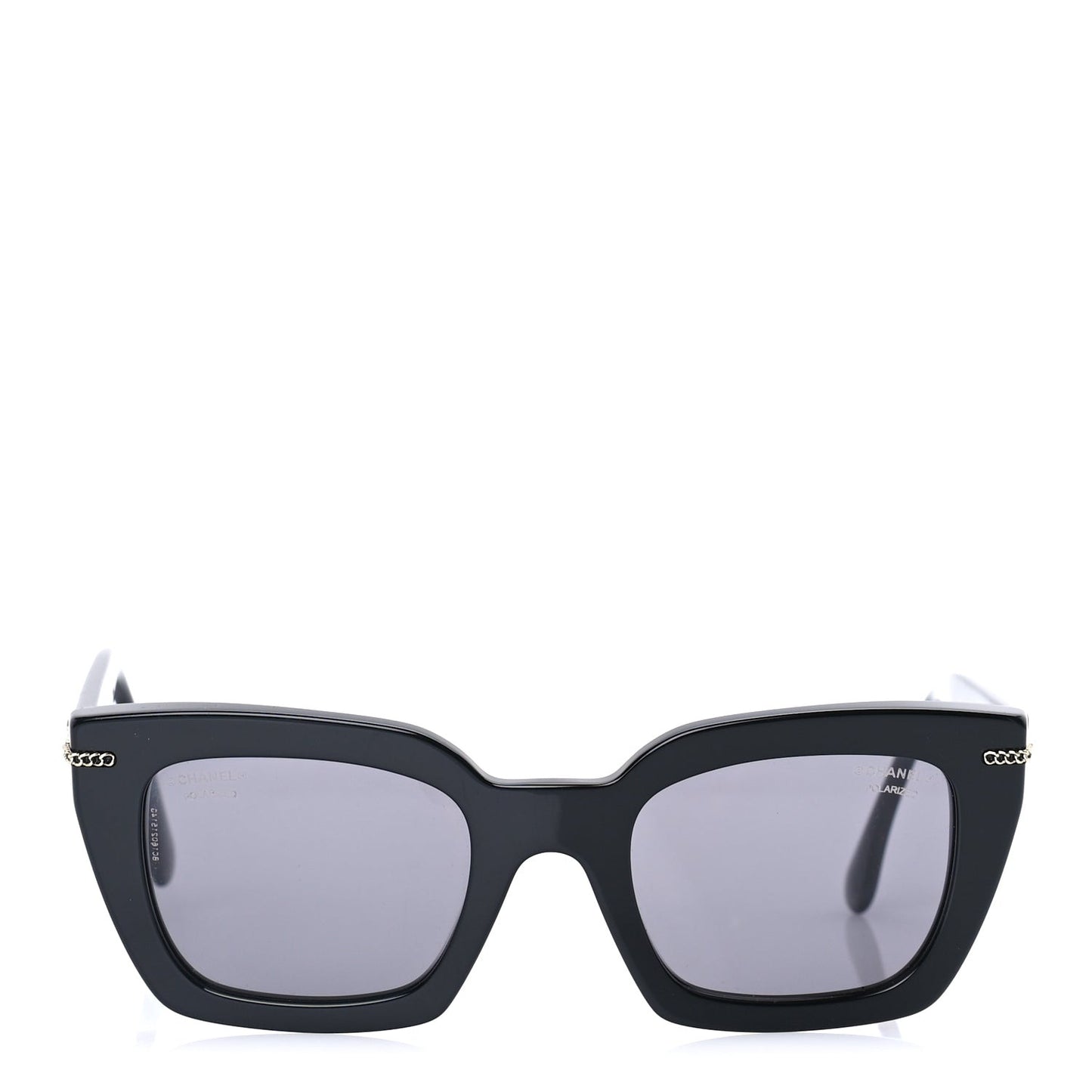 Acetate Polarized CC Butterfly Sunglasses 5509  Black