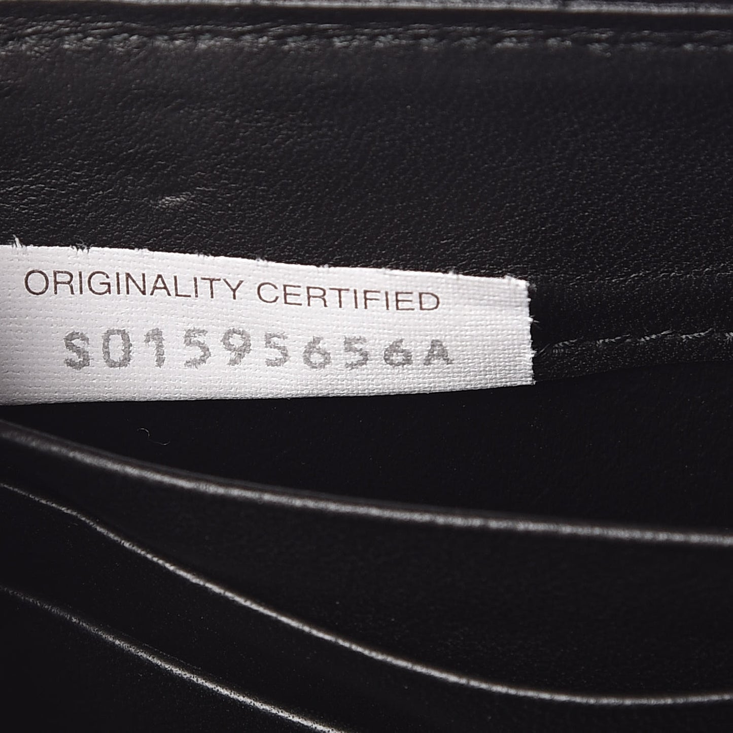 Nappa Intrecciato Gradient Spotted Zip Around Wallet Black Gray